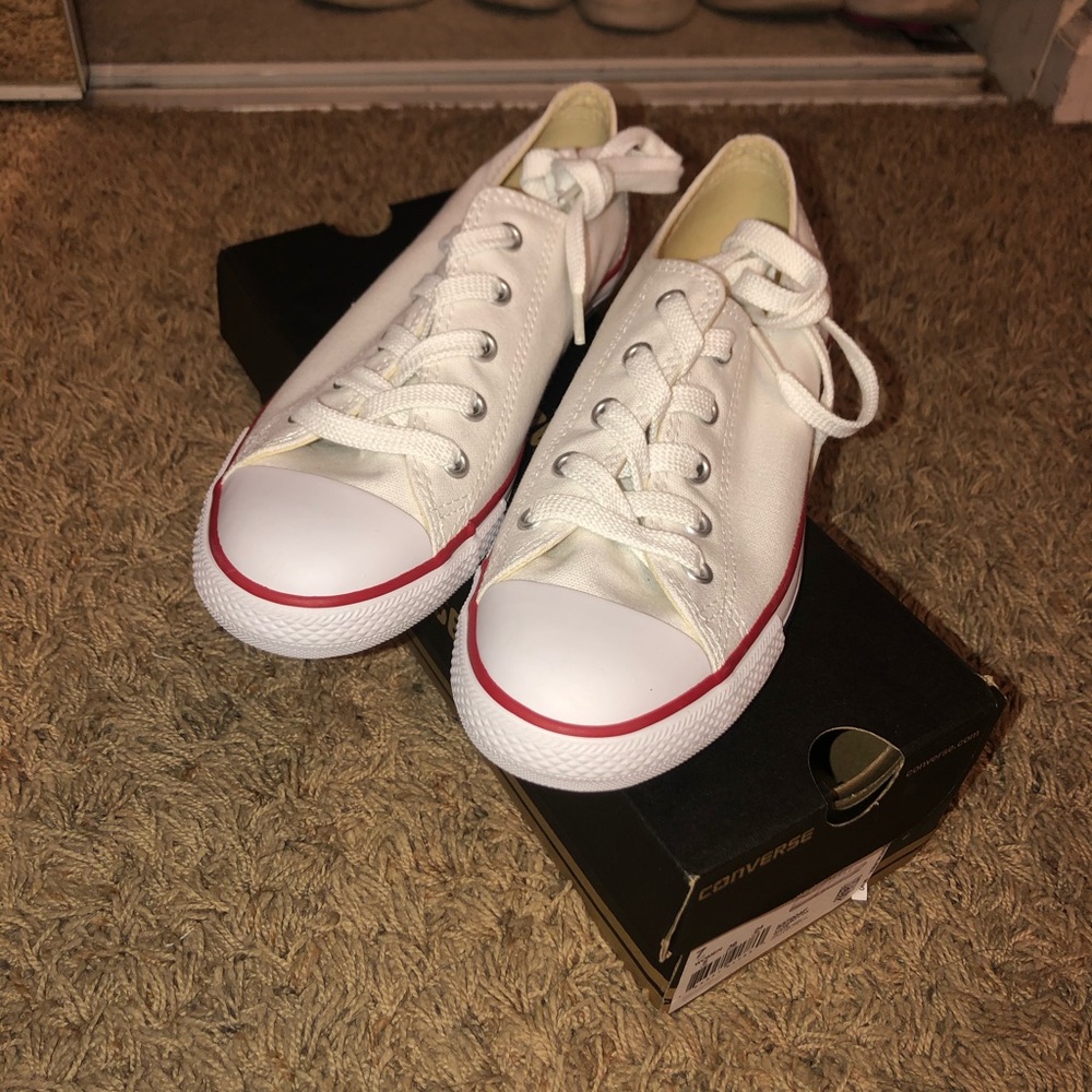 Brand New White Converse
